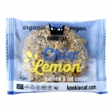 Kookie Cat bio vegán gm kesudiós zabkeksz chia mag&lemon, 50 g