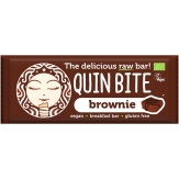 Quin Bite bio nyers desszert szelet brownie, display, 10 dbx40g