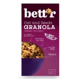 Bett'r bio zabpelyhes granola, cseresznye&kókusz, 300g
