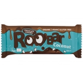 ROO bar bio vegán nyers csokival bevont kókuszos szelet, 30g