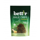 Bett'r bio fodros kelkáposzta (kale) chips mustáros&hagymás 
