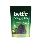 Bett'r bio fodros kelkáposzta (kale) chips csokoládés&mandulás