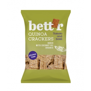 Bettr bio vegán gm quinoa kréker paradicsom&bazsalikom
