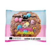 Kookie Cat bio vegán gm kesudiós zabkeksz Lil kookie monster, 50 g