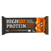 ROO'bar bio vegán csokival bevont protein szelet földimogyoróvajas, 40g 